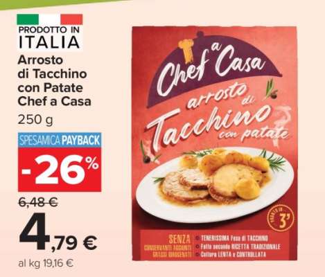 Arrosto di Tacchino con Patate Chef a Casa