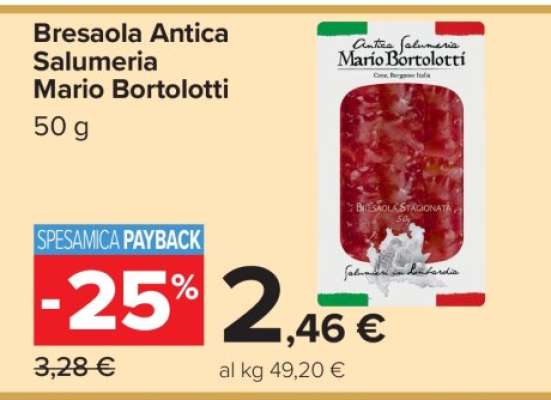 Bresaola Antica Salumeria Mario Bortolotti