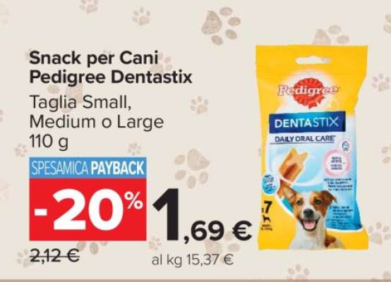 Snack per Cani Pedigree Dentastix