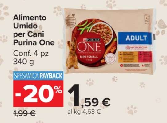 Alimento Umido per Cani Purina One