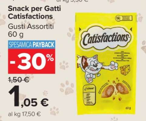 Snack per gatti Catisfactions