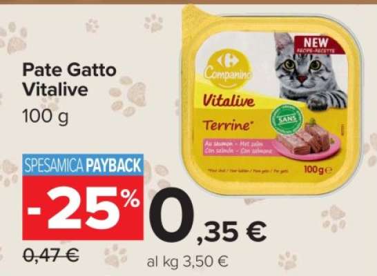 Pate Gatto Vitalive
