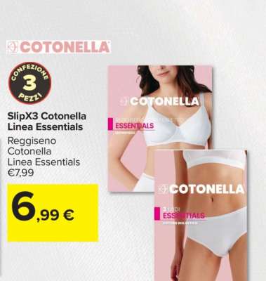 SlipX3 Cotonella Linea Essentials