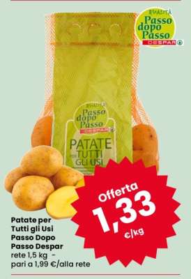 Patate per Tutti gli Usi Passo Dopo Passo Despar