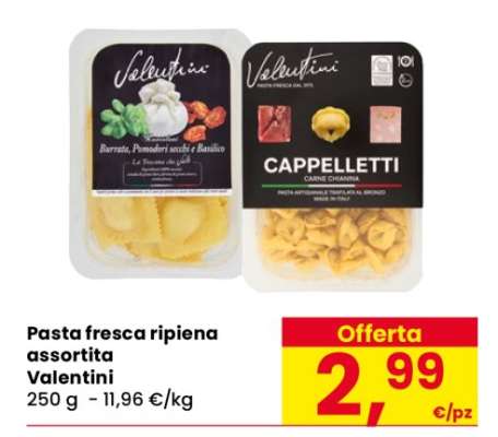 Pasta fresca ripiena assortita Valentini