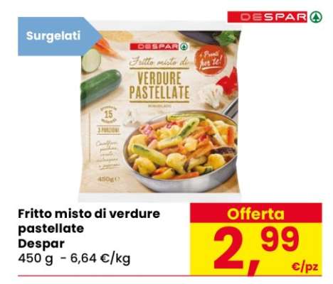 Fritto misto di verdure pastellate