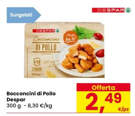 Bocconcini di pollo DESPAR