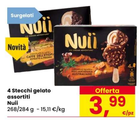 4 Stecchi gelato assortiti