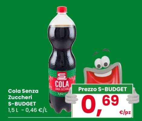 Cola Senza Zuccheri S-BUDGET
