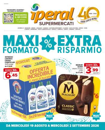 Volantino Iperal - 19/8/2026 - 2/9/2026.