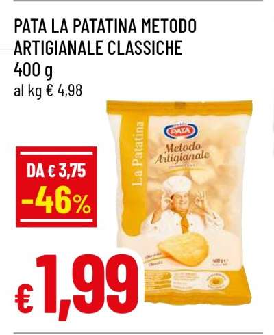 PATA LA PATATINA METODO ARTIGIANALE CLASSICHE