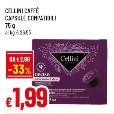 CELLINI CAFFÈ CAPSULE COMPATIBILI