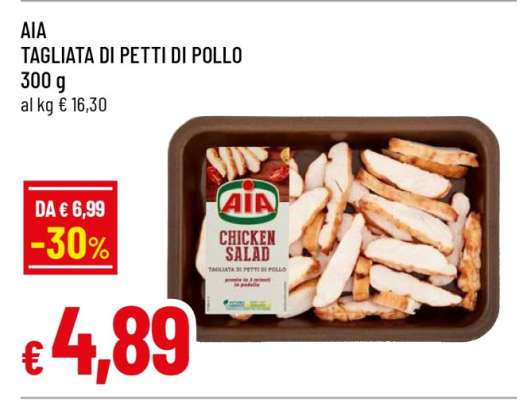 AIA TAGLIATA DI PETTI DI POLLO