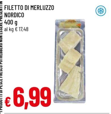 FILETTO DI MERLUZZO NORDICO
