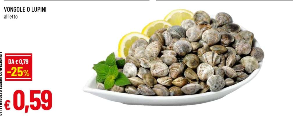 VONGOLE O LUPINI