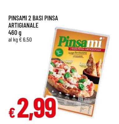 PINSAMI 2 BASI PINSA ARTIGIANALE