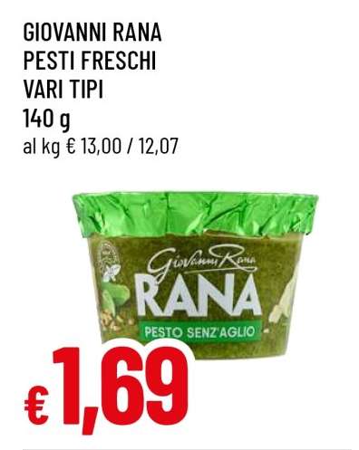 GIOVANNI RANA PESTI FRESCHI VARI TIPI