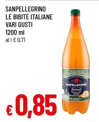 SANPELLEGRINO LE BIBITE ITALIANE VARI GUSTI