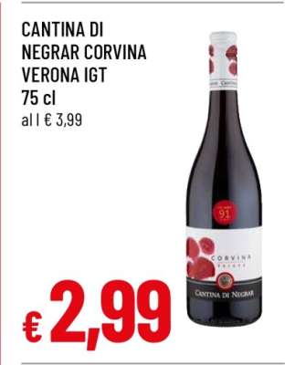 CANTINA DI NEGRAR CORVINA VERONA IGT
