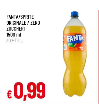 Fanta/Sprite Originale / Zero Zuccheri