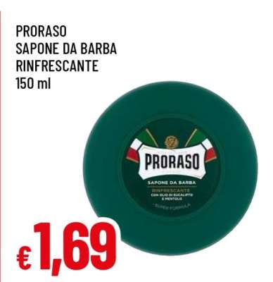 PRORASO SAPONE DA BARBA RINFRESCANTE