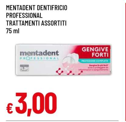 MENTADENT DENTIFRICIO PROFESSIONAL TRATTAMENTI ASSORTITI