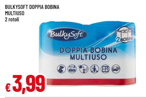 BULKYSOFT DOPPIA BOBINA MULTIUSO