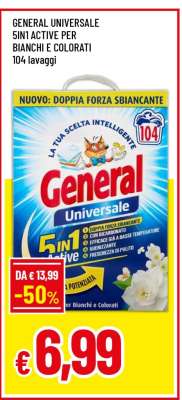 GENERAL UNIVERSALE 5IN1 ACTIVE PER BIANCHI E COLORATI