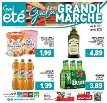 Volantino Eté - 19/8/2026 - 31/8/2026.
