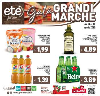 Volantino Eté - 19/8/2026 - 31/8/2026.
