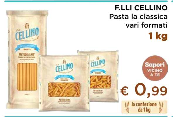 F.LLI CELLINO Pasta la classica vari formati