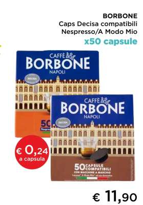 BORBONE Caps Decisa compatibili Nespresso/A Modo Mio