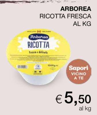 ARBOREA RICOTTA FRESCA AL KG