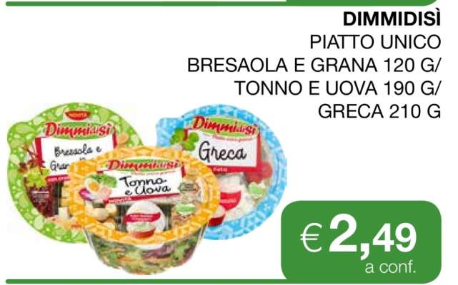 DIMMIDISI piatto unico