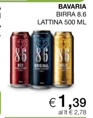 BAVARIA BIRRA 8.6