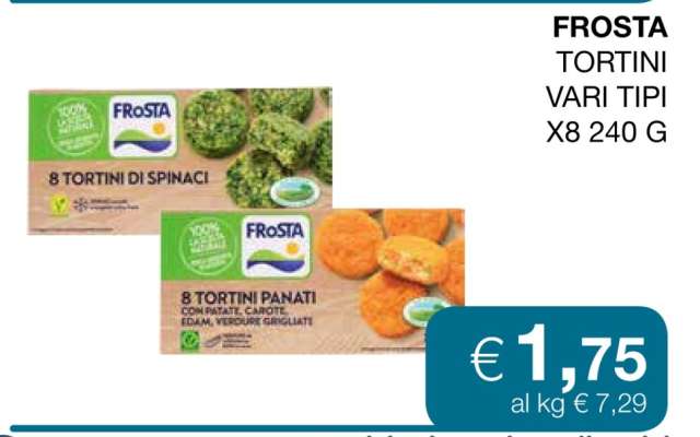 FROSTA TORTINI VARI TIPI