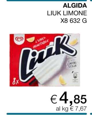 ALGIDA LIUK LIMONE