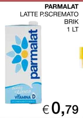 PARMALAT LATTE P.SCREMATO BRIK 1 LT