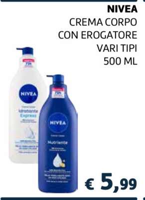 NIVEA CREMA CORPO CON EROGATORE