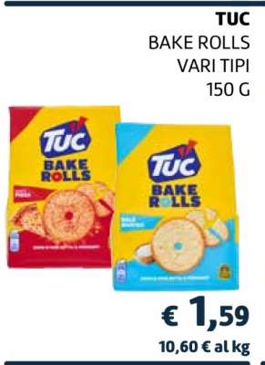 TUC BAKE ROLLS