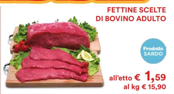 Fettine Scelte Di Bovino Adulto