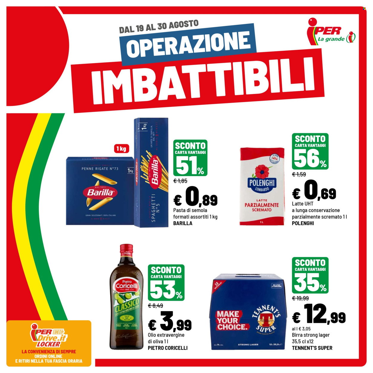 Volantino Iper, La grande i - 19/8/2026 - 30/8/2026. Pagina 1
