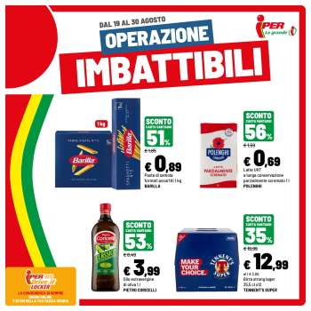 Volantino Iper, La grande i - 19/8/2026 - 30/8/2026.