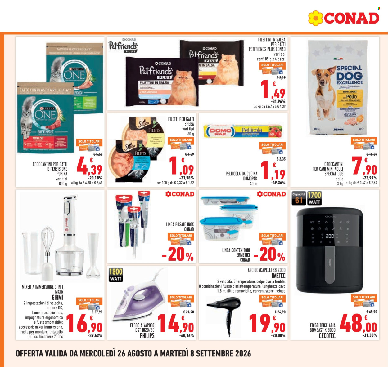 Volantino Conad - 26/8/2026 - 8/9/2026. Pagina 24