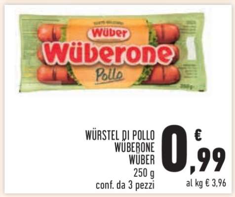 Würstel di Pollo Wüberone