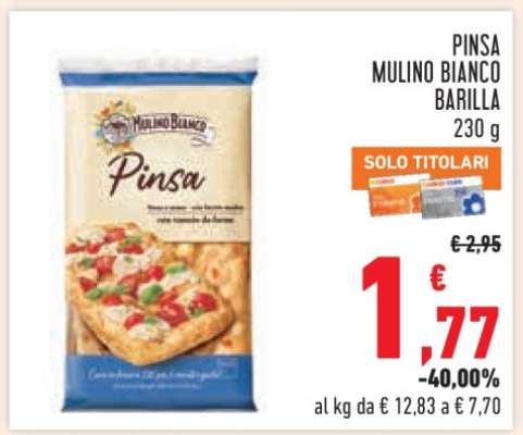 Pinsa Mulino Bianco Barilla