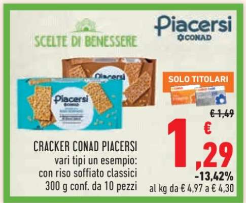 CRACKER CONAD PIACERSI