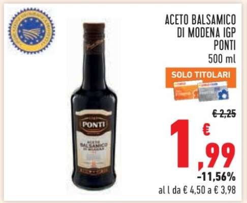 Aceto Balsamico di Modena IGP Ponti