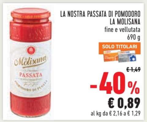 La Nostra Passata di Pomodoro La Molisana
