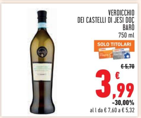 VERDICCHIO DEI CASTELLI DI JESI DOC BARÒ